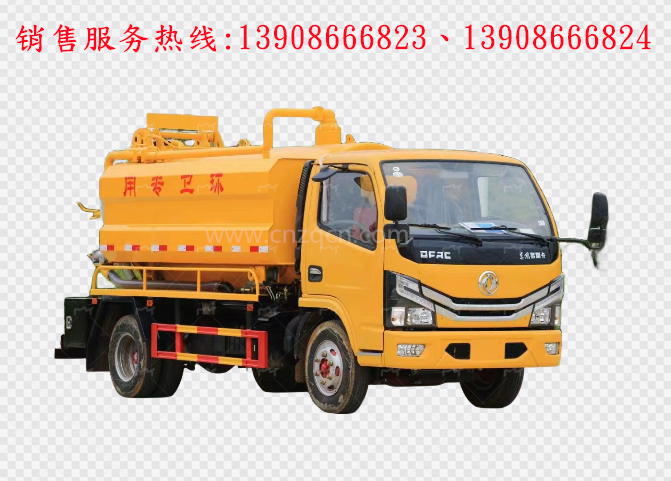 東風小多利卡D6高壓清洗吸污車